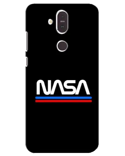 Чохол для Nokia 8.1 (2018) з картинкою «NASA — класика Red Blue»