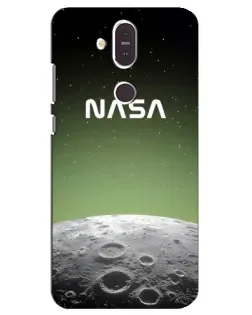 Чохол для Nokia 8.1 (2018) з картинкою «NASA — місячний градієнт»