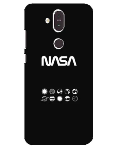 Чохол для Nokia 8.1 (2018) з картинкою «NASA — технічний принт»