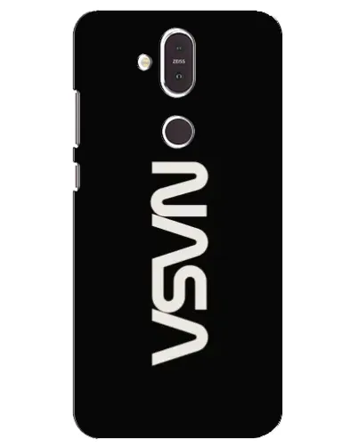 Чохол для Nokia 8.1 (2018) з картинкою «NASA — вертикальний логотип»