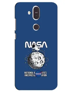 Чохол для Nokia 8.1 (2018) з картинкою «NASA — місячна місія»
