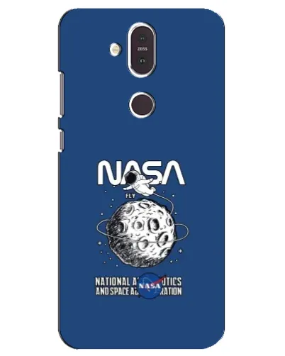 Чохол для Nokia 8.1 (2018) з картинкою «NASA — місячна місія»