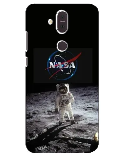 Чохол для Nokia 8.1 (2018) з картинкою «Астронавт на Місяці»