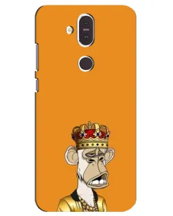 Чохол для Nokia 8.1 (2018) з картинкою «Золота мавпа Bored Ape»