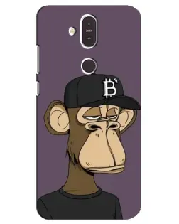 Чохол для Nokia 8.1 (2018) з картинкою «Bored Ape в кепці» Чохол для Nokia 8.1 (2018) з картинкою «Bored Ape в кепці»