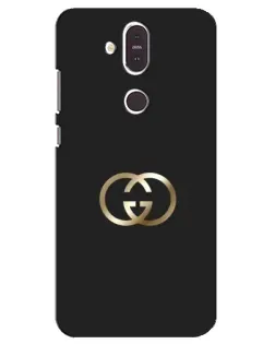 Чехол для Nokia 8.1 (2018) с картинкой «Минимализм Gucci»