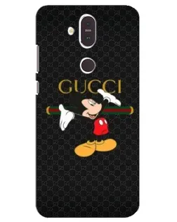 Чехол для Nokia 8.1 (2018) с картинкой «Микки Маус Gucci»