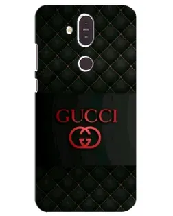 Чехол для Nokia 8.1 (2018) с картинкой «Gucci — стеганый черный»