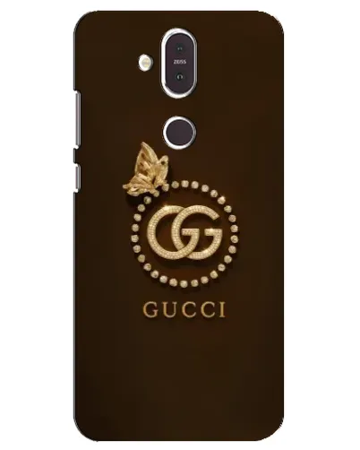 Чехол для Nokia 8.1 (2018) с картинкой «Gucci — золотая бабочка» Чехол для Nokia 8.1 (2018) с картинкой «Gucci — золотая бабочка»