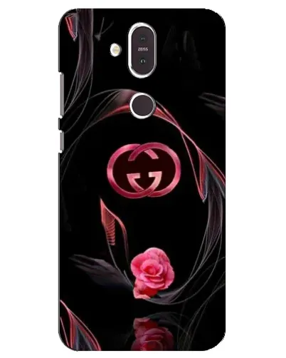 Чехол для Nokia 8.1 (2018) с картинкой «Gucci — неоновая роза» Чехол для Nokia 8.1 (2018) с картинкой «Gucci — неоновая роза»