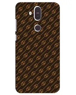 Чехол для Nokia 8.1 (2018) с картинкой «Gucci — золотые диагонали»
