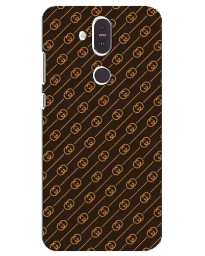 Чехол для Nokia 8.1 (2018) с картинкой «Gucci — золотые диагонали» Чехол для Nokia 8.1 (2018) с картинкой «Gucci — золотые диагонали»