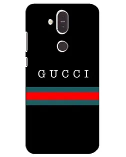 Чехол для Nokia 8.1 (2018) с картинкой «Gucci — красный пояс»