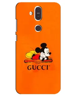 Чохол для Nokia 8.1 (2018) з картинкою «Міккі Маус Gucci — помаранч» Чохол для Nokia 8.1 (2018) з картинкою «Міккі Маус Gucci — помаранч»