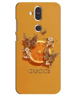 Чохол для Nokia 8.1 (2018) з картинкою «Gucci — золоті метелики» Чохол для Nokia 8.1 (2018) з картинкою «Gucci — золоті метелики»