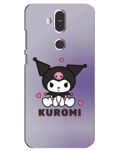 Чехол для Nokia 8.1 (2018) с картинкой «Kuromi — фиолетовый арт»