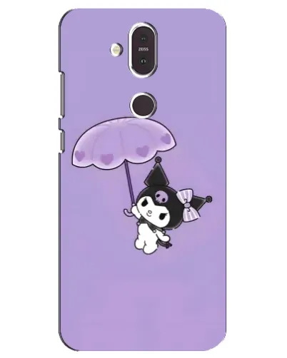 Чехол для Nokia 8.1 (2018) с картинкой «Kuromi с зонтиком»