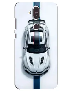 Чехол для Nokia 8.1 (2018) с картинкой «Вид сверху — BMW M»