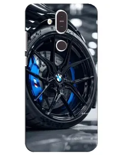 Чехол для Nokia 8.1 (2018) с картинкой «Колесо BMW вблизи» Чехол для Nokia 8.1 (2018) с картинкой «Колесо BMW вблизи»