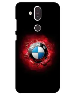 Чехол для Nokia 8.1 (2018) с картинкой «Логотип BMW — вспышка» Чехол для Nokia 8.1 (2018) с картинкой «Логотип BMW — вспышка»