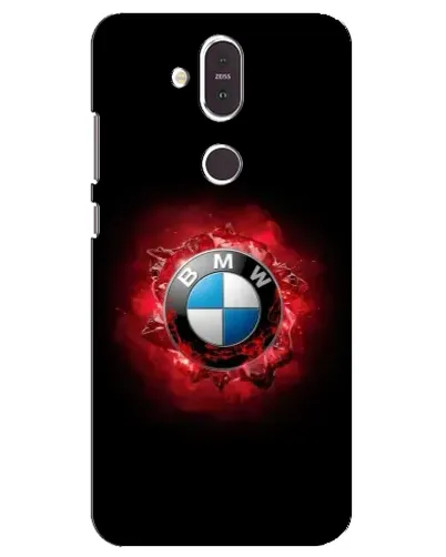 Чехол для Nokia 8.1 (2018) с картинкой «Логотип BMW — вспышка»