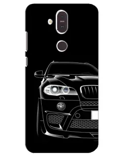 Чехол для Nokia 8.1 (2018) с картинкой «Темный силуэт BMW» Чехол для Nokia 8.1 (2018) с картинкой «Темный силуэт BMW»