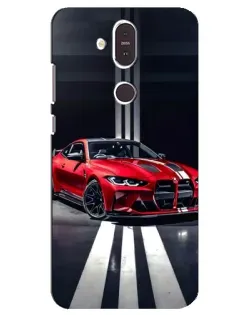 Чехол для Nokia 8.1 (2018) с картинкой «Красная BMW на дороге» Чехол для Nokia 8.1 (2018) с картинкой «Красная BMW на дороге»