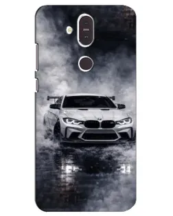 Чехол для Nokia 8.1 (2018) с картинкой «BMW сквозь туман» Чехол для Nokia 8.1 (2018) с картинкой «BMW сквозь туман»