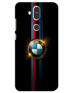 Чехол для Nokia 8.1 (2018) с картинкой «BMW M-Power неон» Чехол для Nokia 8.1 (2018) с картинкой «BMW M-Power неон»