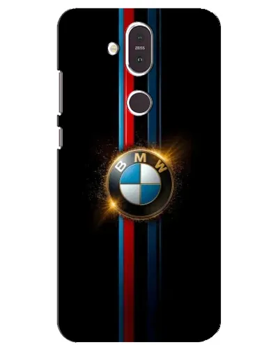 Чехол для Nokia 8.1 (2018) с картинкой «BMW M-Power неон»