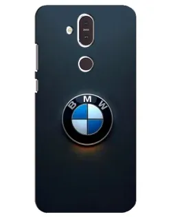 Чехол для Nokia 8.1 (2018) с картинкой «Логотип BMW — минимализм» Чехол для Nokia 8.1 (2018) с картинкой «Логотип BMW — минимализм»