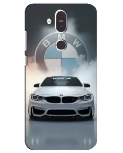 Чехол для Nokia 8.1 (2018) с картинкой «BMW в белом дыму» Чехол для Nokia 8.1 (2018) с картинкой «BMW в белом дыму»