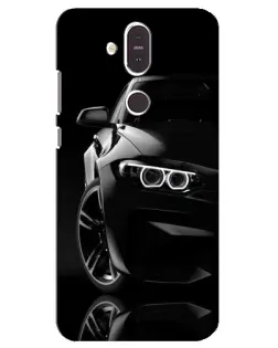 Чехол для Nokia 8.1 (2018) с картинкой «Черная BMW — профиль» Чехол для Nokia 8.1 (2018) с картинкой «Черная BMW — профиль»