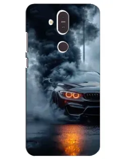 Чехол для Nokia 8.1 (2018) с картинкой «BMW M-Power — абстракция» Чехол для Nokia 8.1 (2018) с картинкой «BMW M-Power — абстракция»