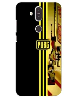 Чохол для Nokia 8.1 (2018) з картинкою «PUBG — камуфляжний шолом»