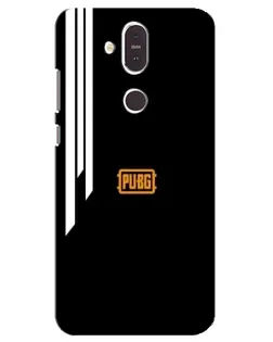 Чохол для Nokia 8.1 (2018) з картинкою «PUBG — вертикальні лінії»