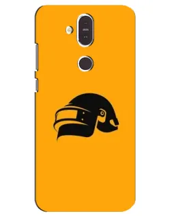 Чохол для Nokia 8.1 (2018) з картинкою «PUBG — золотий шолом»