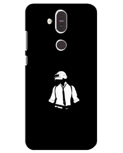 Чохол для Nokia 8.1 (2018) з картинкою «PUBG — білий шолом» Чохол для Nokia 8.1 (2018) з картинкою «PUBG — білий шолом»