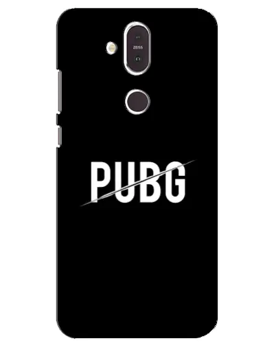 Чохол для Nokia 8.1 (2018) з картинкою «PUBG — білий логотип» Чохол для Nokia 8.1 (2018) з картинкою «PUBG — білий логотип»