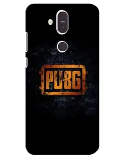 Чохол для Nokia 8.1 (2018) з картинкою «PUBG — золотий логотип»