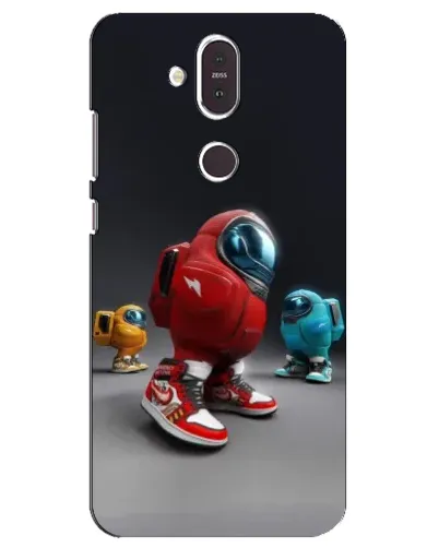 Чохол для Nokia 8.1 (2018) з картинкою «Among Us — 3D стиль»