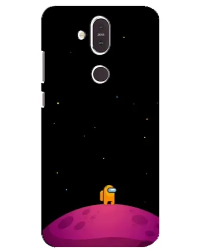 Чохол для Nokia 8.1 (2018) з картинкою «Самотній герой на планеті»