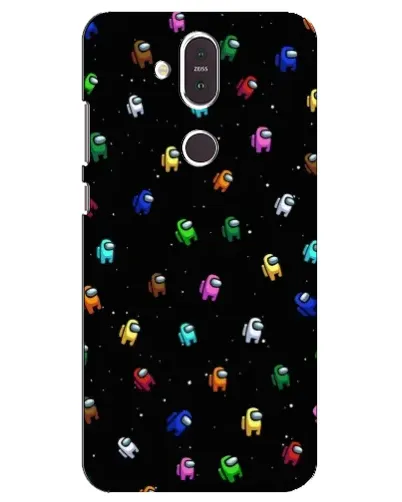 Чохол для Nokia 8.1 (2018) з картинкою «Екіпаж Among Us»