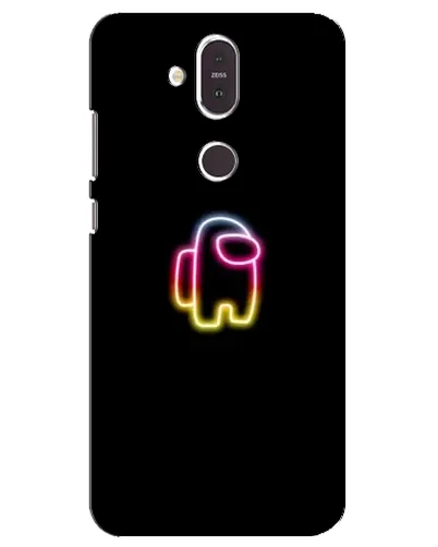 Чохол для Nokia 8.1 (2018) з картинкою «Among Us градієнт»