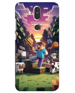 Чохол для Nokia 8.1 (2018) з картинкою «Стів на фермі»