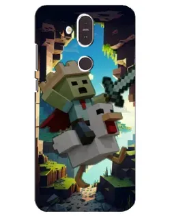 Чохол для Nokia 8.1 (2018) з картинкою «Стів та гусь»