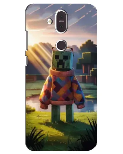 Чехол для Nokia 8.1 (2018) с картинкой «Крипер в свитере»