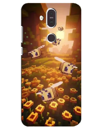 Чехол для Nokia 8.1 (2018) с картинкой «Поле подсолнухов»