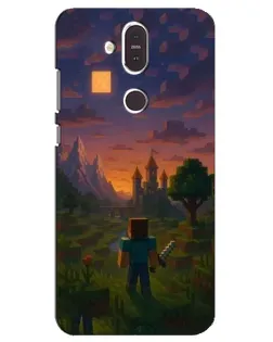 Чохол для Nokia 8.1 (2018) з картинкою «Стів біля вежі»