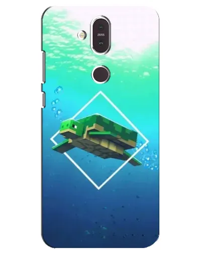 Чехол для Nokia 8.1 (2018) с картинкой «Черепаха Minecraft» Чехол для Nokia 8.1 (2018) с картинкой «Черепаха Minecraft»